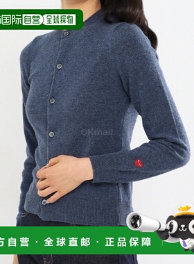 韩国直邮COMME DES GARCONS 24SS系列开襟衫，红色心形徽章装饰