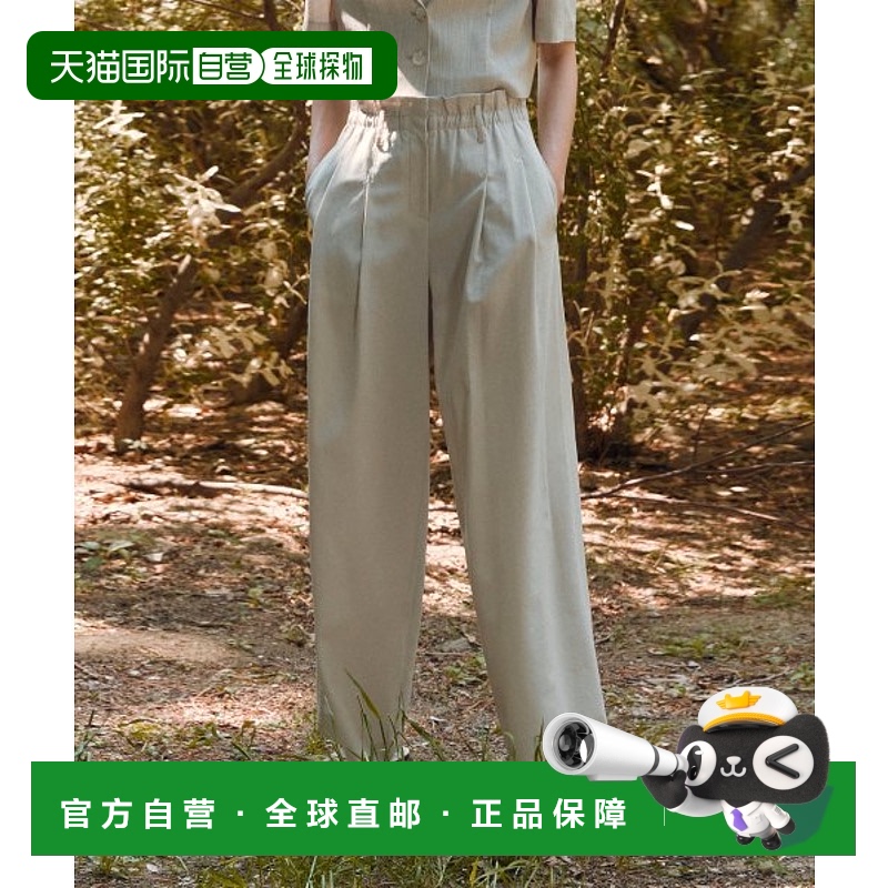 韩国直邮RE RHEE 女士女装休闲裤RO2SLO084-0-BE PINTUCKED PLEATE