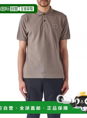 韩国直邮Stone Island Polo T 恤 801522R39V0092 鸽灰色 DOM