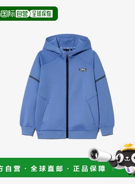 韩国直邮FILA M 轮儿童连帽拉链 KQC FK2FTG3301M-LBU PF 纸垫连