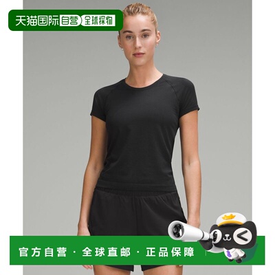 韩国直邮lululemon Swiftly Tech 短袖 2.0 *Race - BLK/BLK_