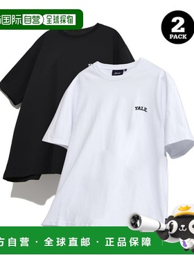 韩国直邮YALE (23SS) [ONEMILE WEAR] 2PACK SMALL ARCH TEE WHIT