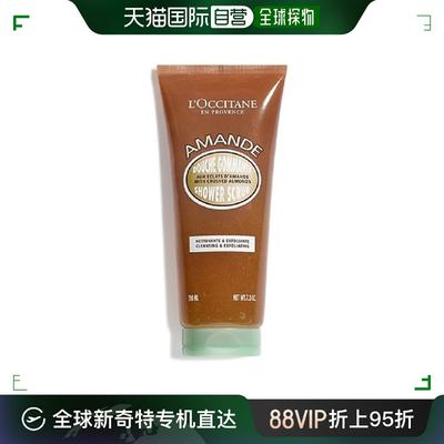 韩国直邮L'Occitane欧舒丹甜扁桃磨砂沐浴啫喱持久留香温和200ml