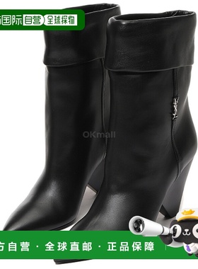 韩国直邮SAINT LAURENT PARIS 678534 AAABA 1000 靴子女靴中筒靴