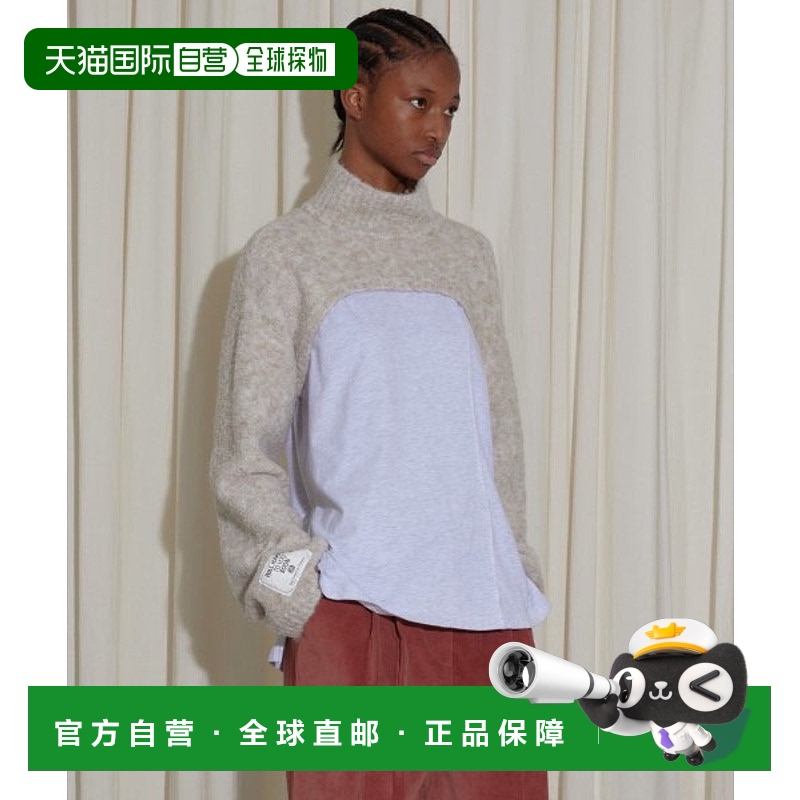 韩国直邮EN OR 女士毛针织衫BCWTKN002IV HIGH NECK CROPPED BOLER