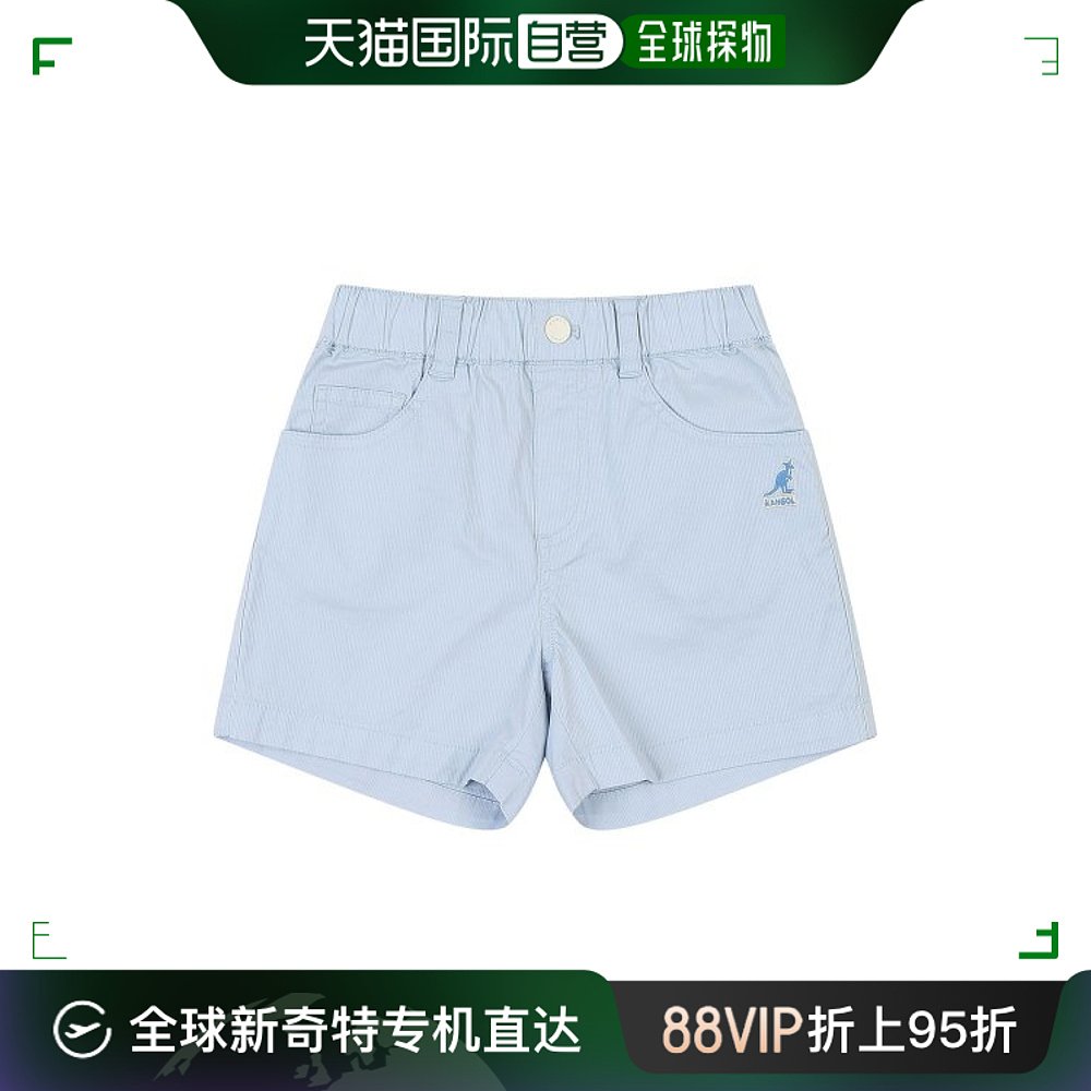 韩国直邮Kangol儿童牛仔裤(大田新世界)棉橡筋短裤 QB0403浅