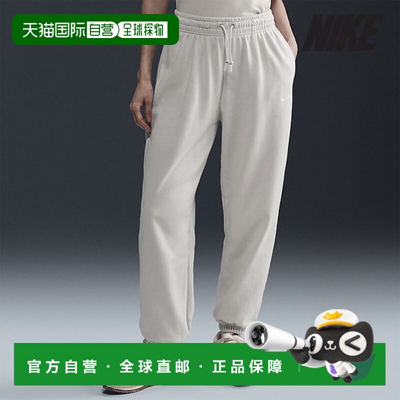 韩国直邮NIKE 耐克女裤 /R9- HJ8466-104 / 女式高腰大法式毛圈运