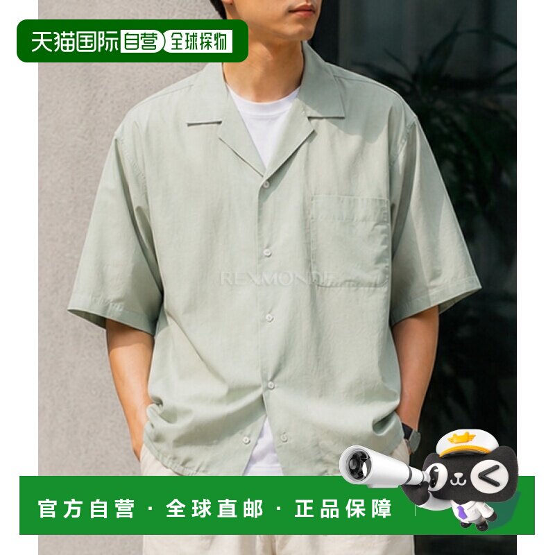 韩国直邮nanamica 开领春夏衬衫 (S25SG019 N) 短袖衬衫新款图片