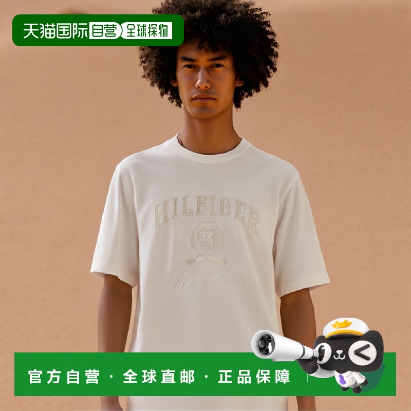 韩国直邮TOMMY HILFIGER 男士T恤T12E1TPO950MC1YBL男装