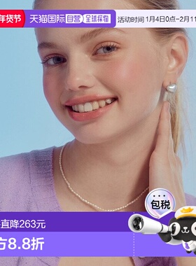 韩国直邮TATIANA 樱花珍珠吊坠项链TATI301738837