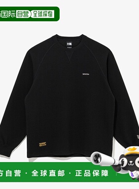 韩国直邮NEW ERA Originators 华夫格长袖T恤 黑色 14741974