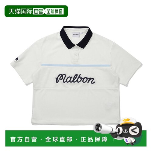 韩国直邮MALBON GOLF 女士女装T恤 M5222PTS52WHT