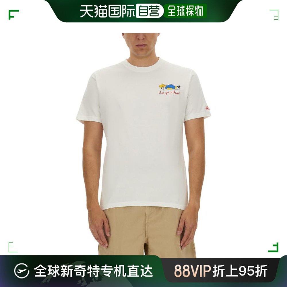 韩国直邮MC2 SAINT BARTH24SS短袖T恤男TSHM001 04626F01N WHITE