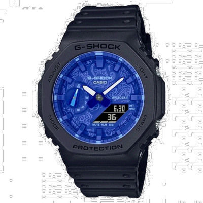 韩国直邮G-SHOCK 卡西欧复古运动小方块表GA-2100BP-1ADR-BLACK