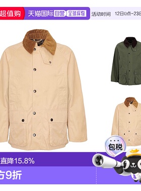韩国直邮Barbour OS Peached Bedale男款休闲夹克外套宽松绒领