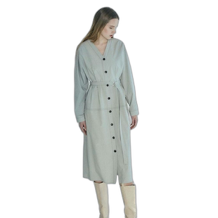 韩国直邮LOEUVRE正品 连衣裙302255638Stitch Open Dress SW3SO12