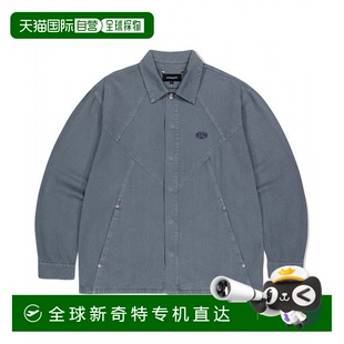 MG2ESMW310A 韩国直邮MAHAGRID 蓝色 MAHAGRID 浅色拼接衬衫