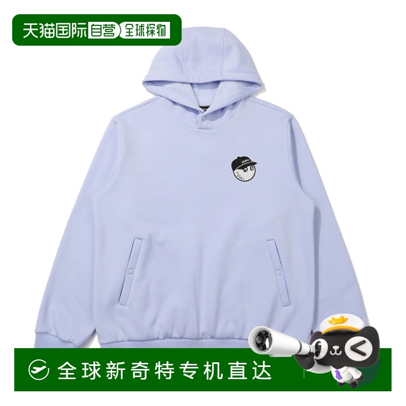 韩国直邮MALBON GOLF 男士连帽衫M4423PFS01SBL M Script lightwe