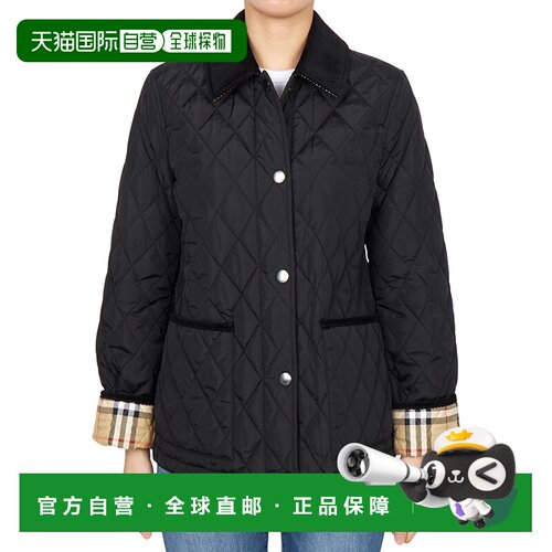 1h可退 韩国直邮burberry 女士 羽绒服博柏利