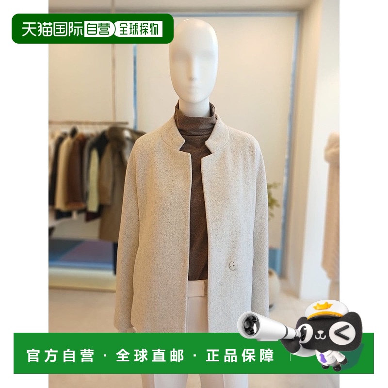 韩国直邮THE IZZAT [The Isaacs] 合身雷格兰羊毛羊绒女式夹克 (I