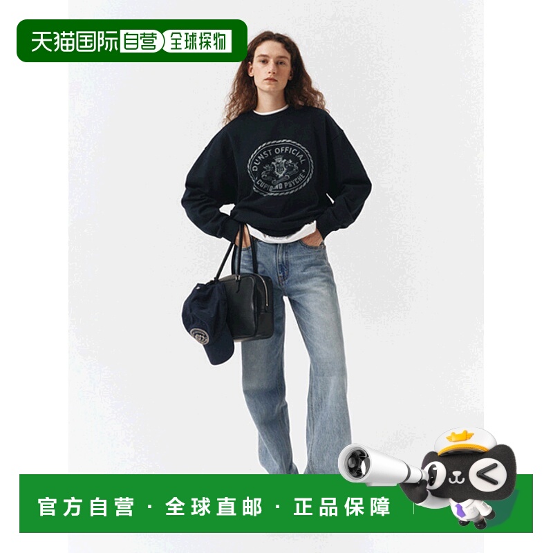 韩国直邮Dunst2023秋冬新品中性风衬衫女款经典卫衣UDTS3C102N2