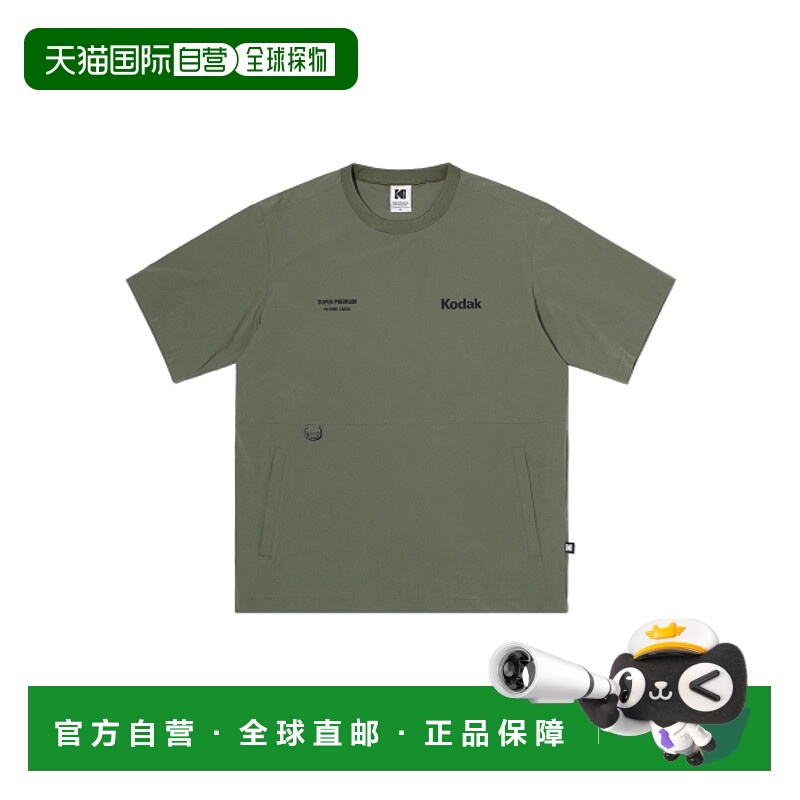 韩国直邮KODAK正品新款美式校园时尚运动男款T恤K4223LWT32KHK