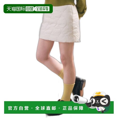 韩国直邮COVERNAT 半身裙CO2304SR61IV女士(W) QUILTED MINISKIRT