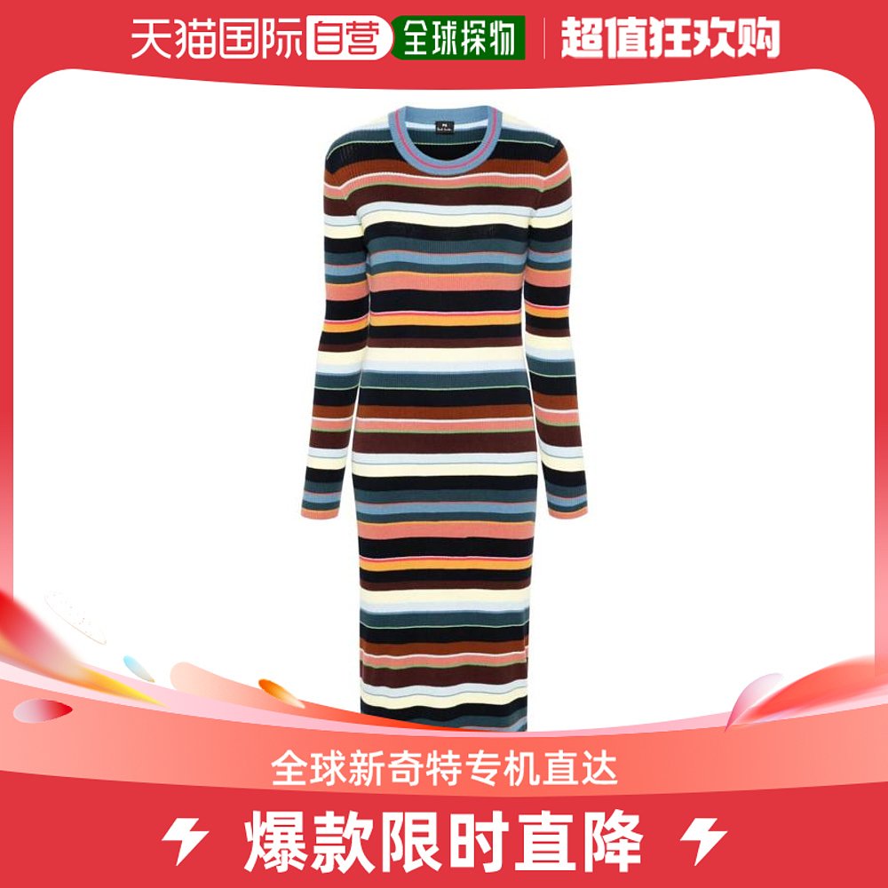 韩国直邮PS BY PAUL SMITH24SS中长连衣裙女W2R714NM3114692 MULT 女装/女士精品 连衣裙 原图主图