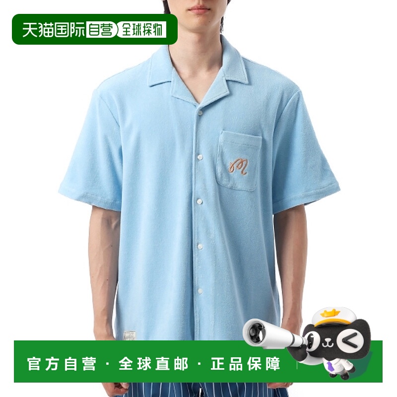 韩国直邮MALBON BOSCO 纽扣衬衫 (M-9163-LBL) 短袖衬衫新款