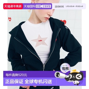 T恤CA25AST005WHF CALIE女士女装 STAR MESH SHIRT 韩国直邮AS