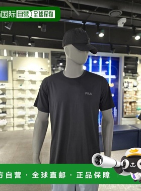 韩国直邮FILA [坡州] Wheela 功能性抛光闪光圆领短袖T恤(FS252RS