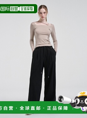 韩国直邮ETMON 女士女装休闲裤5004301428 String Pintuck Nylon P