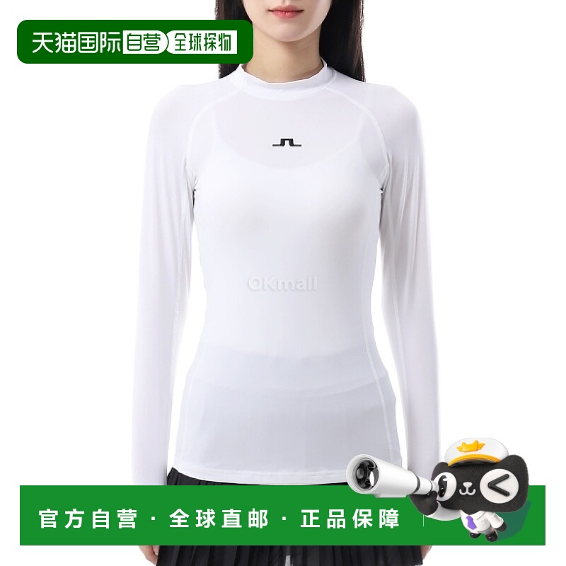 韩国直邮J.LINDEBERG Lorena 上衣 LS (AWJT12660-0000) 长袖 T