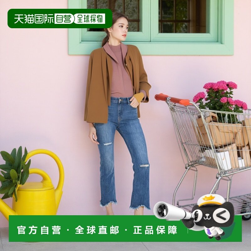 韩国直邮[ITMICHAA] 女性羊绒手工毛呢大衣 (ITOBHHC770)羊毛西装