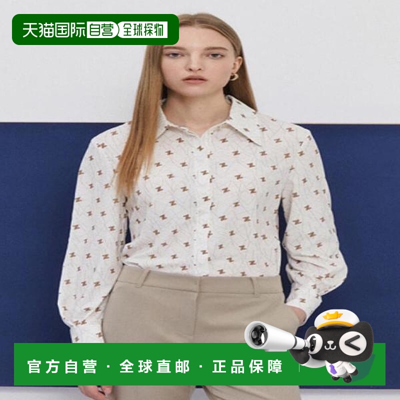 韩国直邮THE IZZAT THEISABEL 卷袖上衣 _K IN9A0BL08羊毛