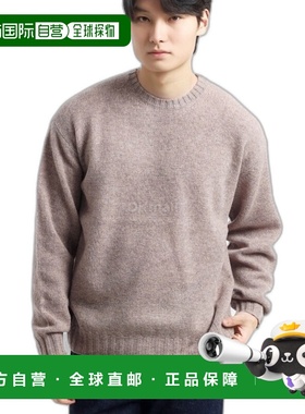 韩国直邮AURALEE 设得兰羊毛羊绒针织 P/O TOPBEGE (A24AP02SC)