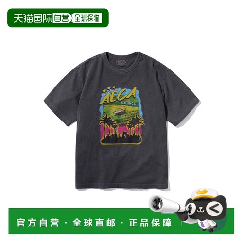 韩国直邮AECA WHITE 公用T恤AWCMSSBDTTSOV019C0BE RIDE AND BEAC