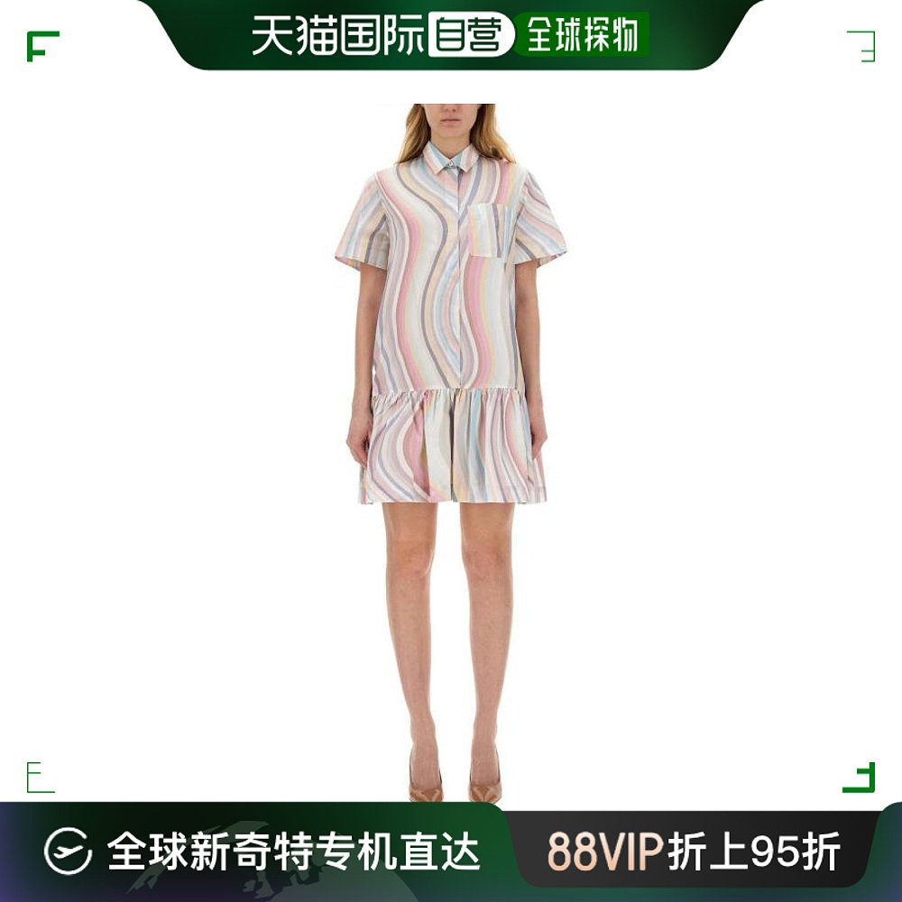 韩国直邮PS BY PAUL SMITH24SS中长连衣裙女W2R 589D M31160 92MU