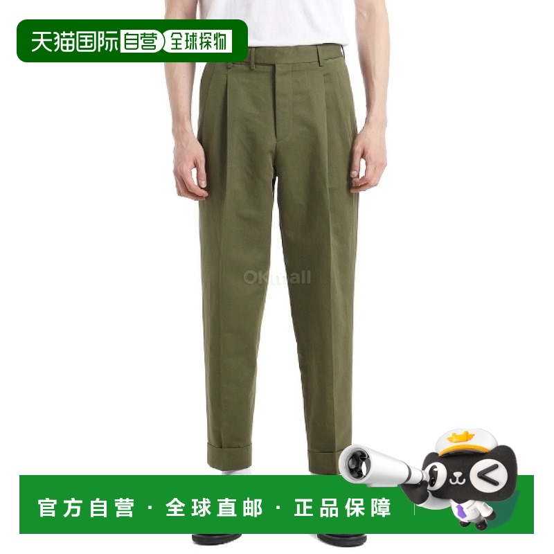 韩国直邮PT TORINO 棉质华达呢和亚麻长裤（COZSCLZB0CL1BP65 044