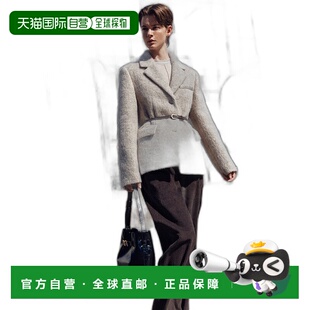 韩国直邮LOEUVRE 女士女士精品 Wool Blended Single Breasted Jac