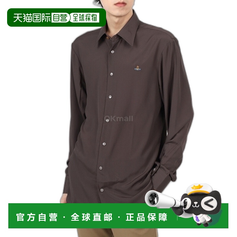 韩国直邮Vivienne Westwood 幽灵系列 长袖衬衫 2401000J W00F6 D