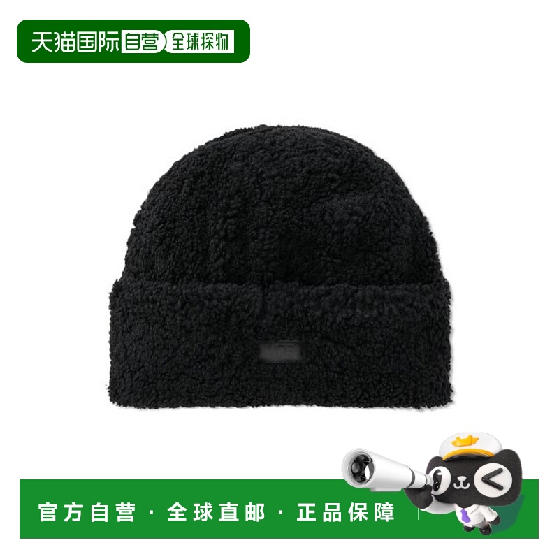 韩国直邮UGG 21621BLKCURLY SHEEPSKIN CUFF HAT (W) - BLACK帽子