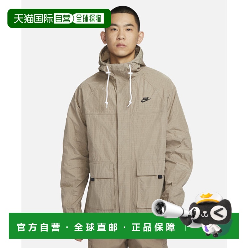 韩国直邮NIKE 男士运动茄克/外套M NK CLUB BOWLINE JACKET - KHA