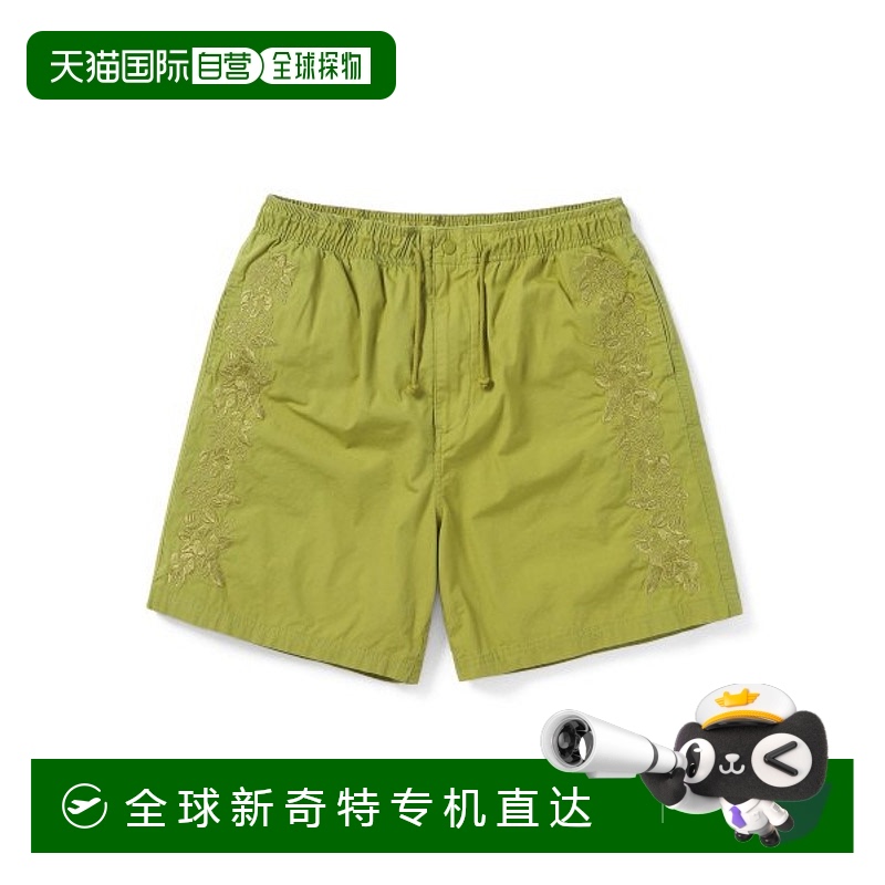 韩国直邮THISISNEVERTHAT 短裤Floral Embroidered Short OliveTN