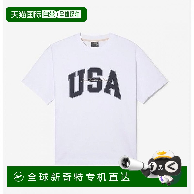 1h可退 韩国直邮newbalance  T恤短袖