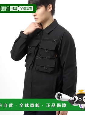 韩国直邮Alpha Industries MJN53000C1 尼龙工装衬衫夹克 黑色