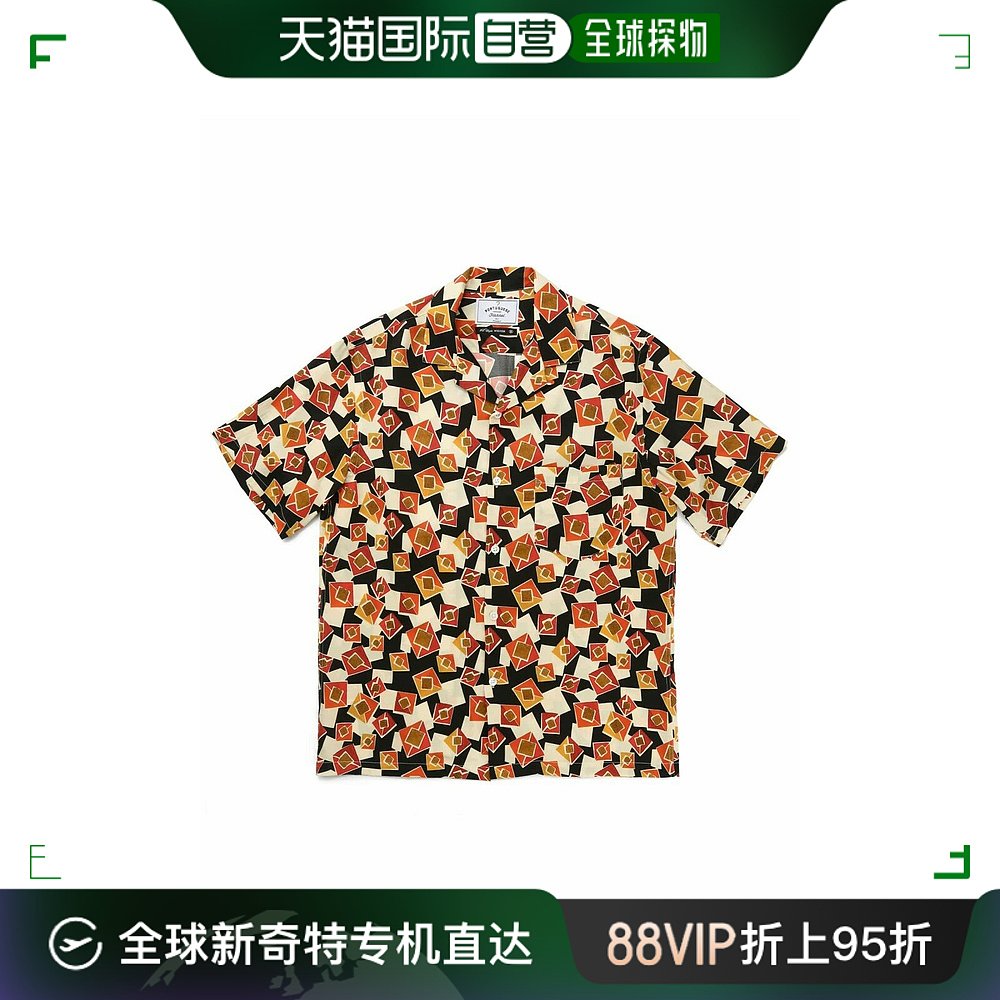 韩国直邮portuguese flannel通用衬衫短袖