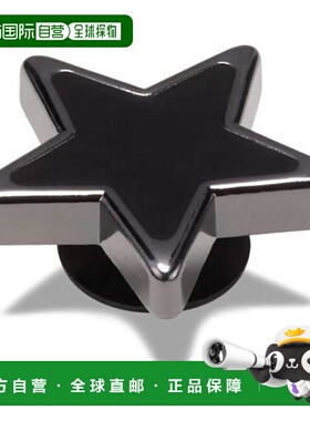 韩国直邮crocs - HC02 黑色小星星 JIBBITZ 商店送鞋装饰配件挂饰