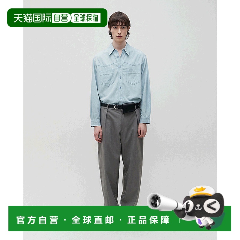 韩国直邮COOR 衬衫 CXC2SO07K-LBL潮流时尚休闲舒适百搭 高级感