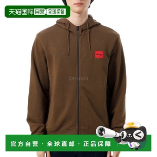 BOSS 兜帽 棉质毛圈布拉链连帽衫 217 50447972 韩国直邮HUGO